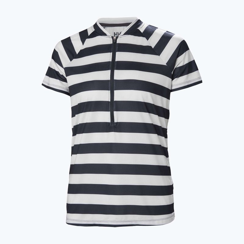 Koszulka damska Helly Hansen Siren 1/2 Zip navy stripe 5