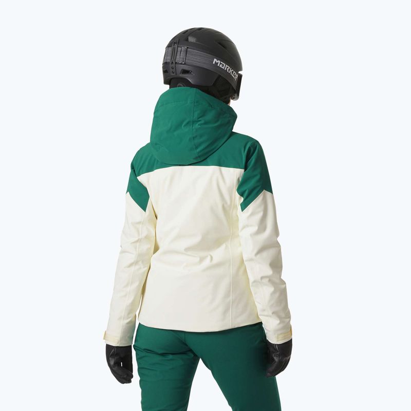 Kurtka narciarska damska Helly Hansen Alphelia emerald snow 2