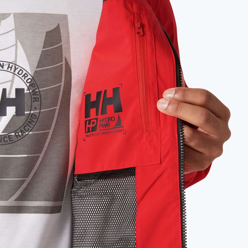Kurtka żeglarska męska Helly Hansen Hp Racing Hooded 2.0 alert red 5