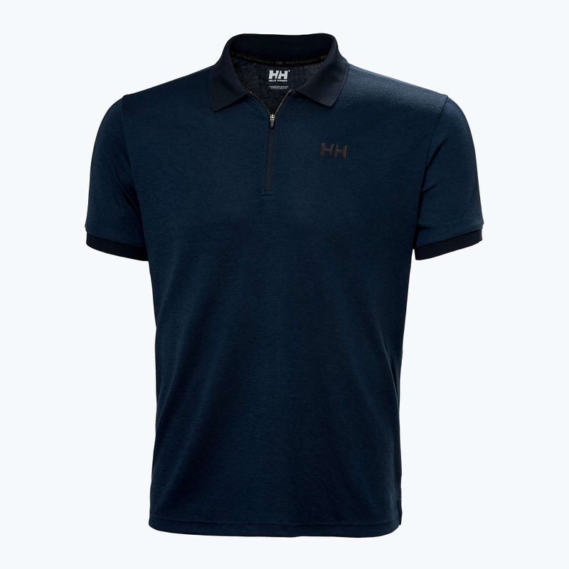 Koszulka polo męska Helly Hansen Hp 1/2 Zip Polo navy 5