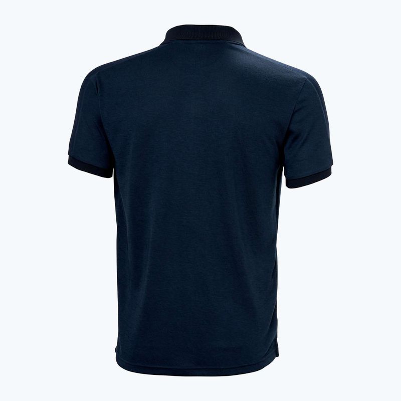 Koszulka polo męska Helly Hansen Hp 1/2 Zip Polo navy 6