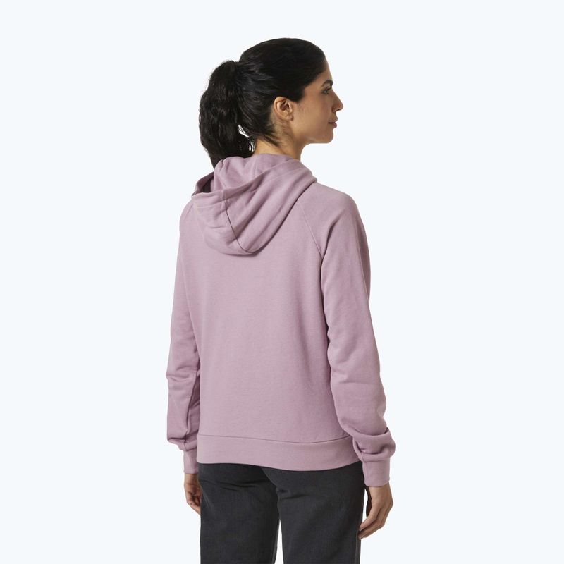 Bluza damska Helly Hansen Core Graphic Hoodie purple clay 2