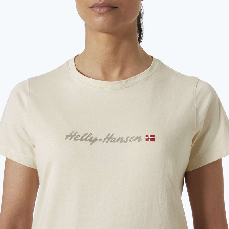 Koszulka damska Helly Hansen Core Graphic 2.0 cream 3