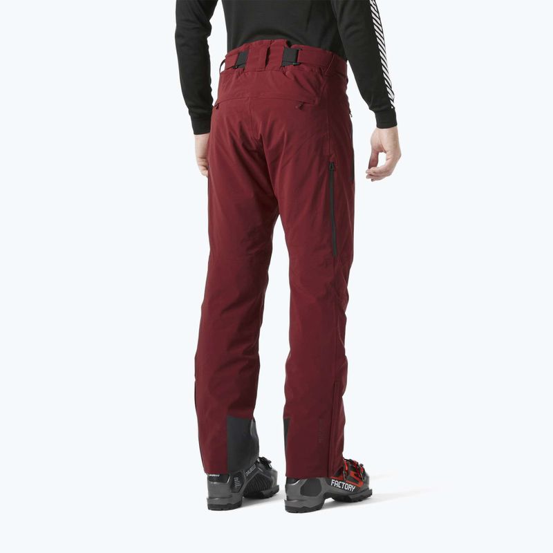 Spodnie narciarskie męskie Helly Hansen Alpha Lifaloft mars red 2