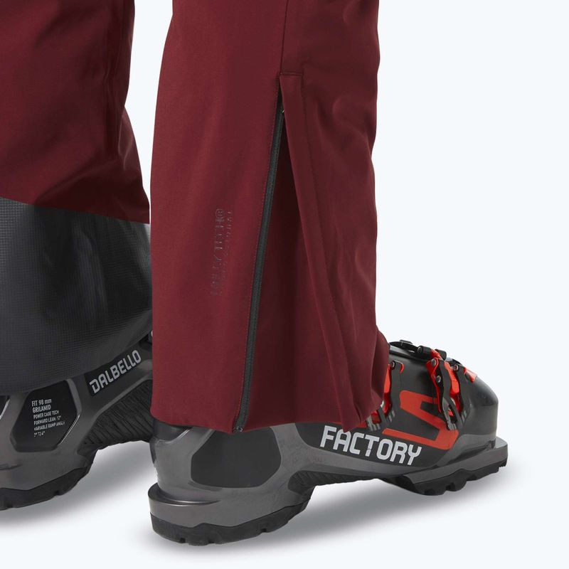 Spodnie narciarskie męskie Helly Hansen Alpha Lifaloft mars red 5