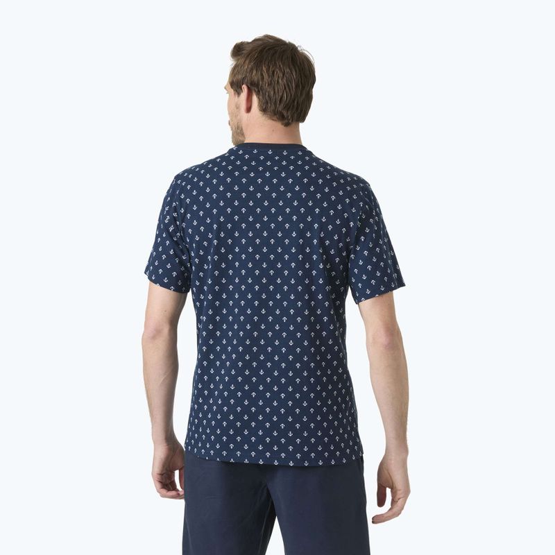 Koszulka męska Helly Hansen Hudson navy aop 2