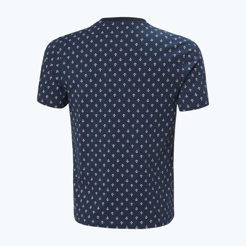 Koszulka męska Helly Hansen Hudson navy aop 5