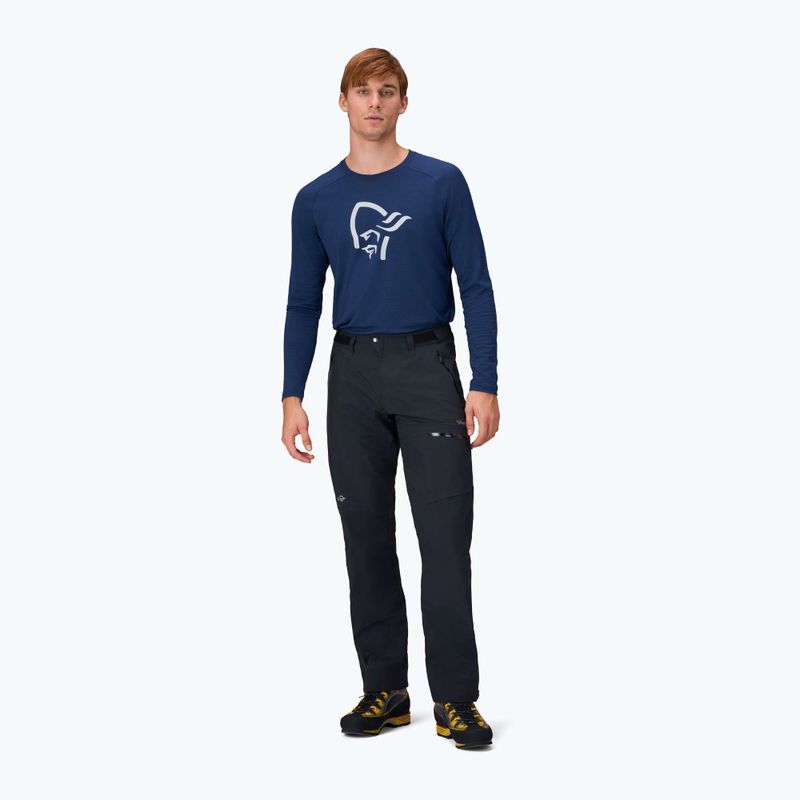 Spodnie trekkingowe męskie NORRONA Falketind Gore-Tex caviar black 2