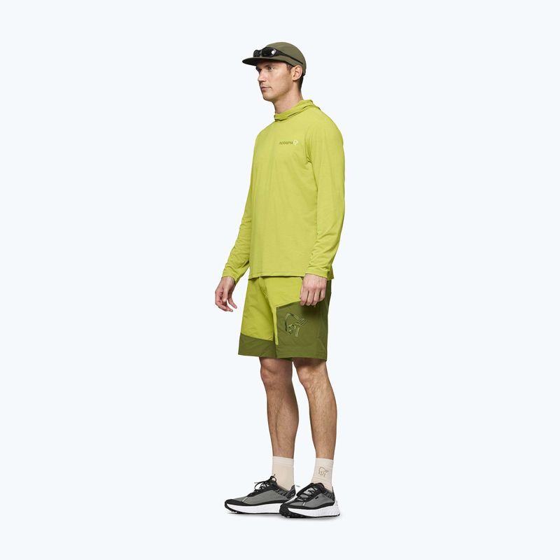 Bluza trekkingowa męska NORRONA Femund Tech Hood golden lime 5