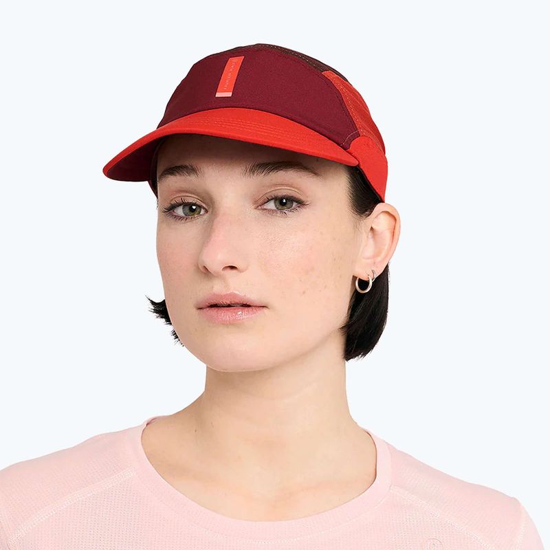 Czapka z daszkiem Ciele Athletics FSTCap SC Comp IconicVC crimson red/glade 6