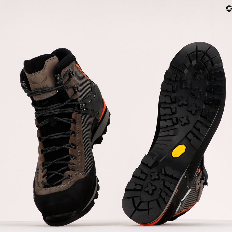 Buty wysokogórskie męskie Salewa Crow GTX wallnut/fluo orange 11