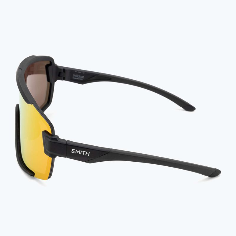 Okulary przeciwsłoneczne Smith Wildcat matte black/chromapop red mirror/clear 5