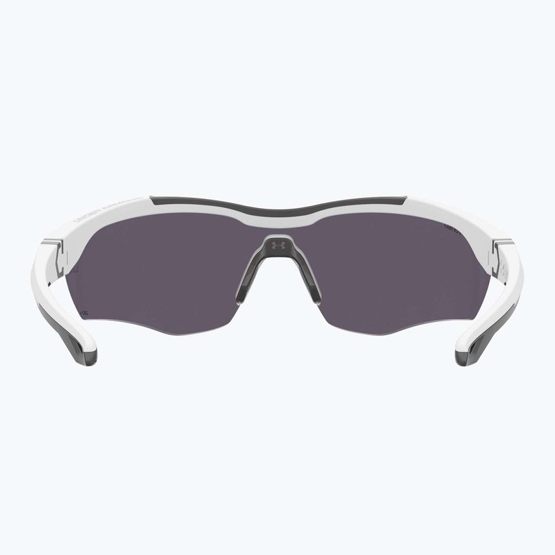 Okulary przeciwsłoneczne męskie Under Armour Yard Pro matte white/orange multilayer oleophobic 4