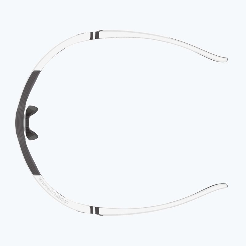 Okulary przeciwsłoneczne męskie Under Armour Yard Pro matte white/orange multilayer oleophobic 5