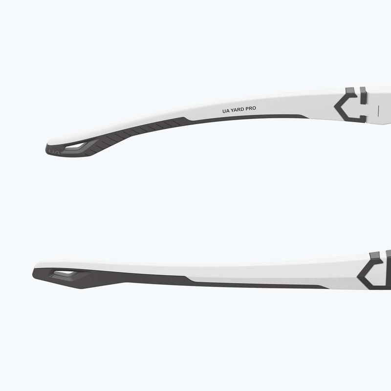 Okulary przeciwsłoneczne męskie Under Armour Yard Pro matte white/orange multilayer oleophobic 8