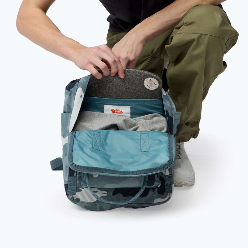 Plecak miejski Fjällräven Kanken Graphics 16 l nimbus blue/hidden animals 4