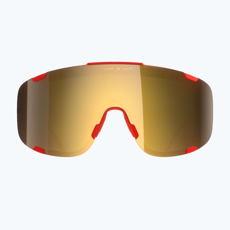 Okulary przeciwsłoneczne POC Devour prismane red/clarity road/partly sunny gold 2