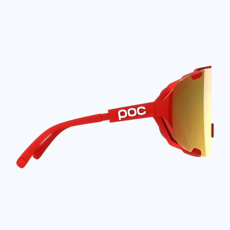 Okulary przeciwsłoneczne POC Devour prismane red/clarity road/partly sunny gold 4