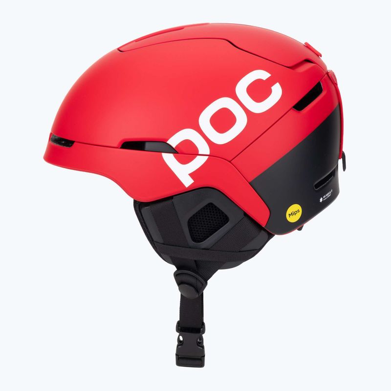 Kask narciarski POC Obex BC MIPS prismane red matt 3