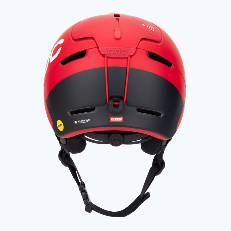 Kask narciarski POC Obex BC MIPS prismane red matt 4