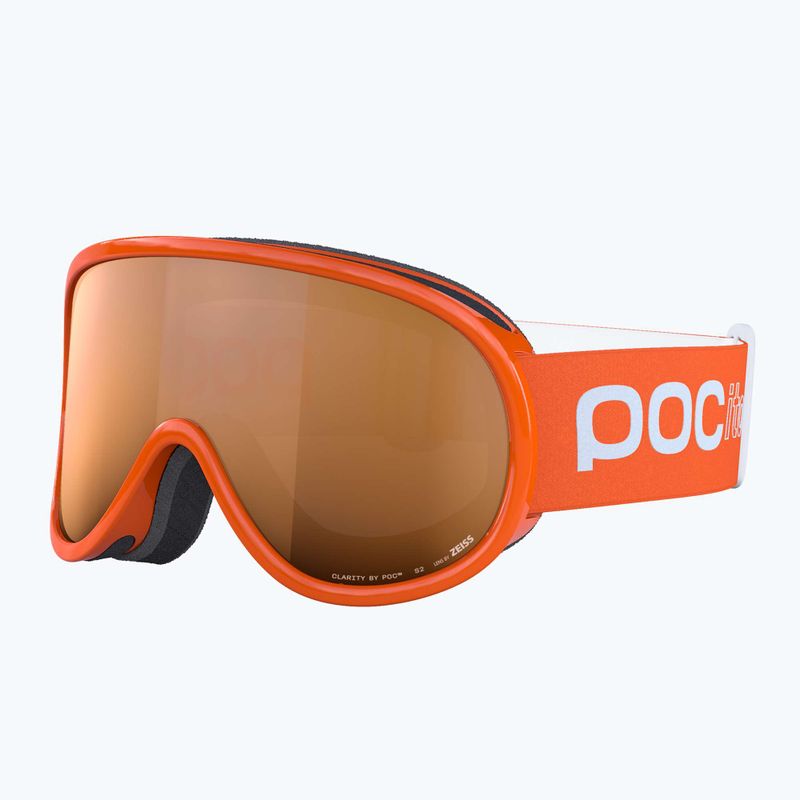 Gogle narciarskie dziecięce POC POCito Retina Jr S2 fluorescent orange/partly sunny light orange 6