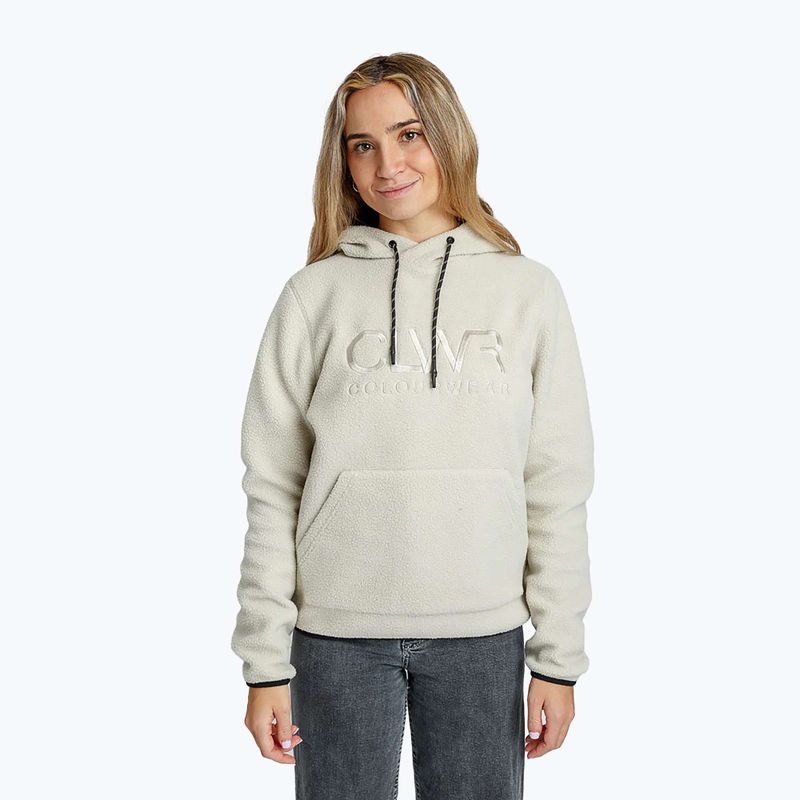 Bluza damska Colourwear Teddy Hood 2.0 light beige 5