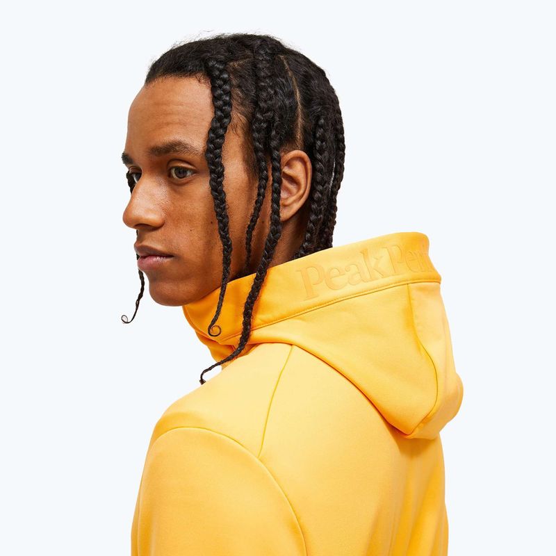 Bluza męska Peak Performance Rider Tech Zip Hood blazing orange 3