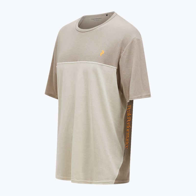 Koszulka męska Peak Performance Trail Wool Blend avid beige/sand fog 3