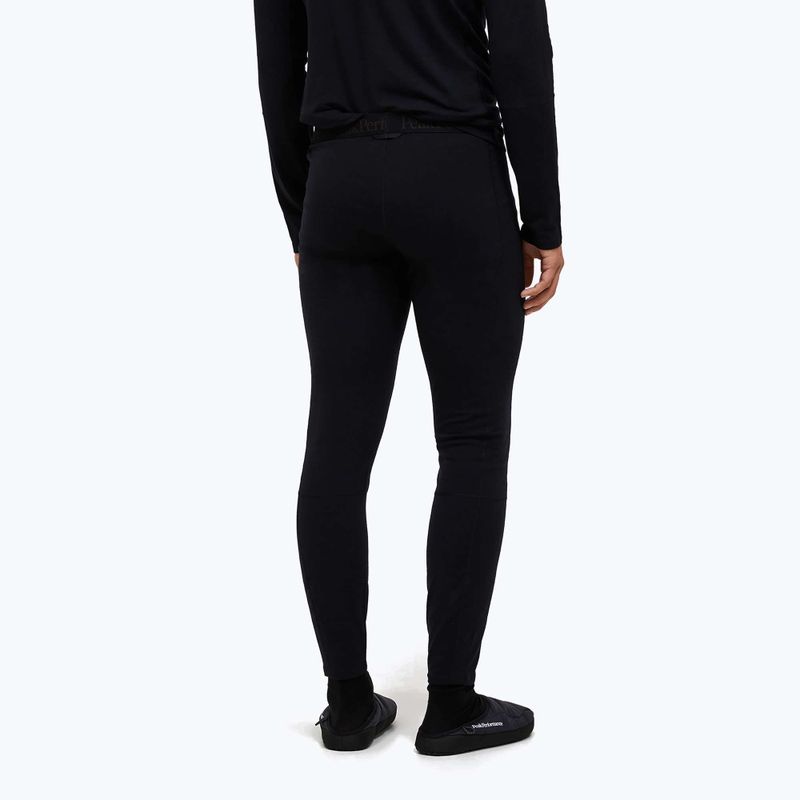 Spodnie termoaktywne męskie Peak Performance Magic 7/8 Johns Long Wool-Blend Baselayer black/black 2