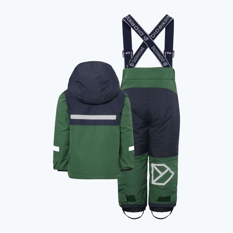 Komplet narciarski dziecięcy Didriksons Skare pine green 2