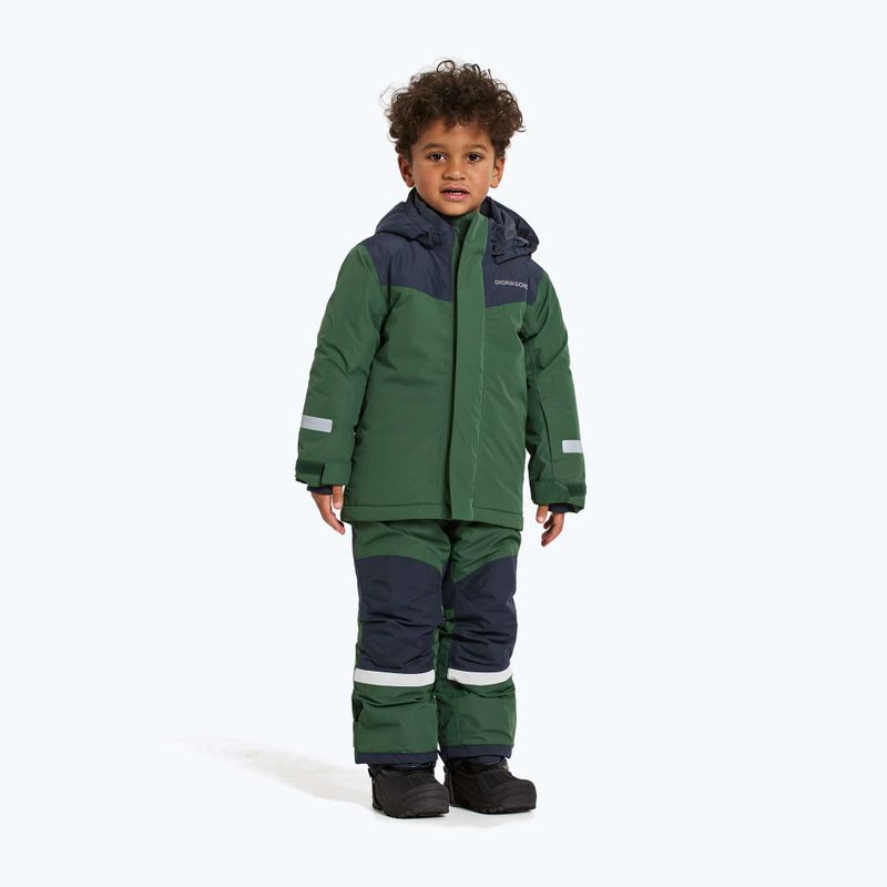 Komplet narciarski dziecięcy Didriksons Skare pine green 6