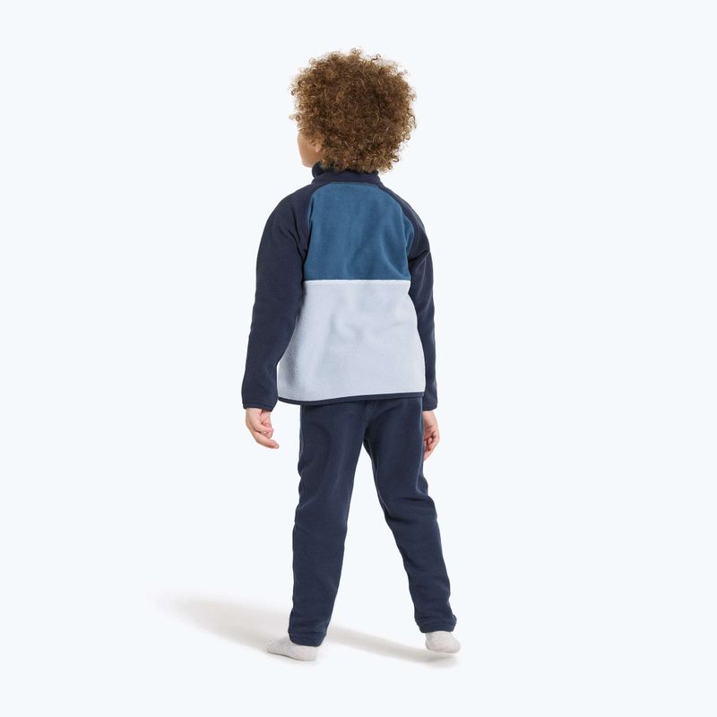 Bluza polarowa dziecięca Didriksons Monte Half Button cloud blue 3