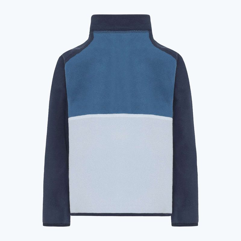 Bluza polarowa dziecięca Didriksons Monte Half Button cloud blue 8