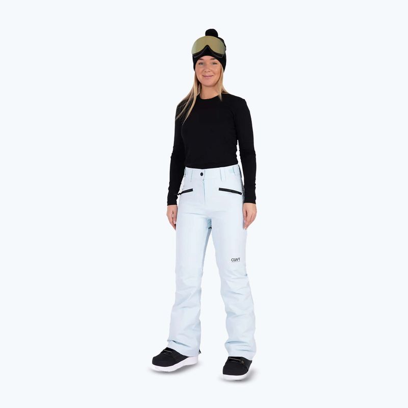 Spodnie snowboardowe damskie Colourwear Cork lt blue 2