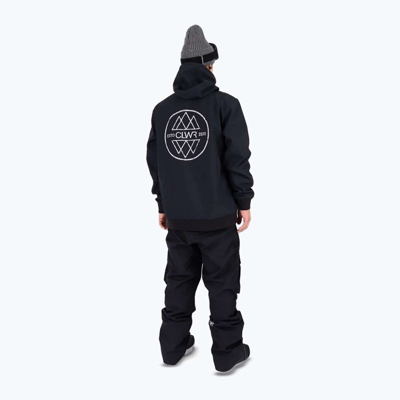 Bluza snowboardowa Colourwear Est 2010 Hood black 3
