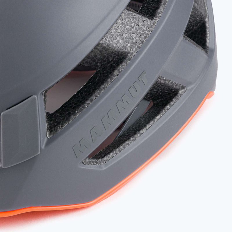 Kask wspinaczkowy Mammut Crag Sender titanium 7