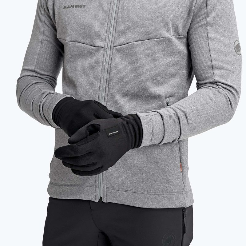 Rękawiczki trekkingowe Mammut Fleece Pro black 5