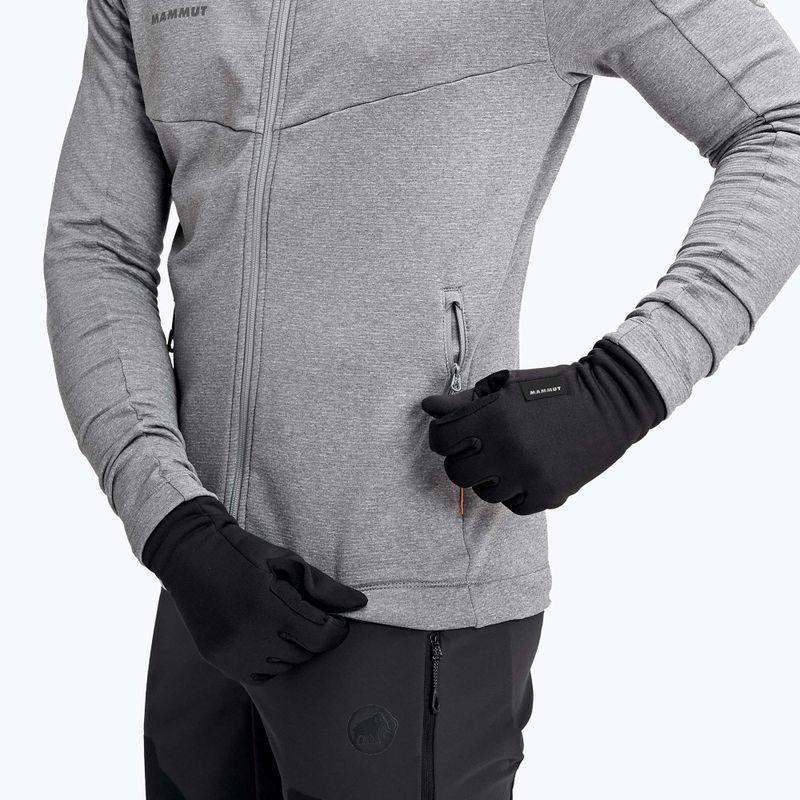 Rękawiczki trekkingowe Mammut Fleece Pro black 6
