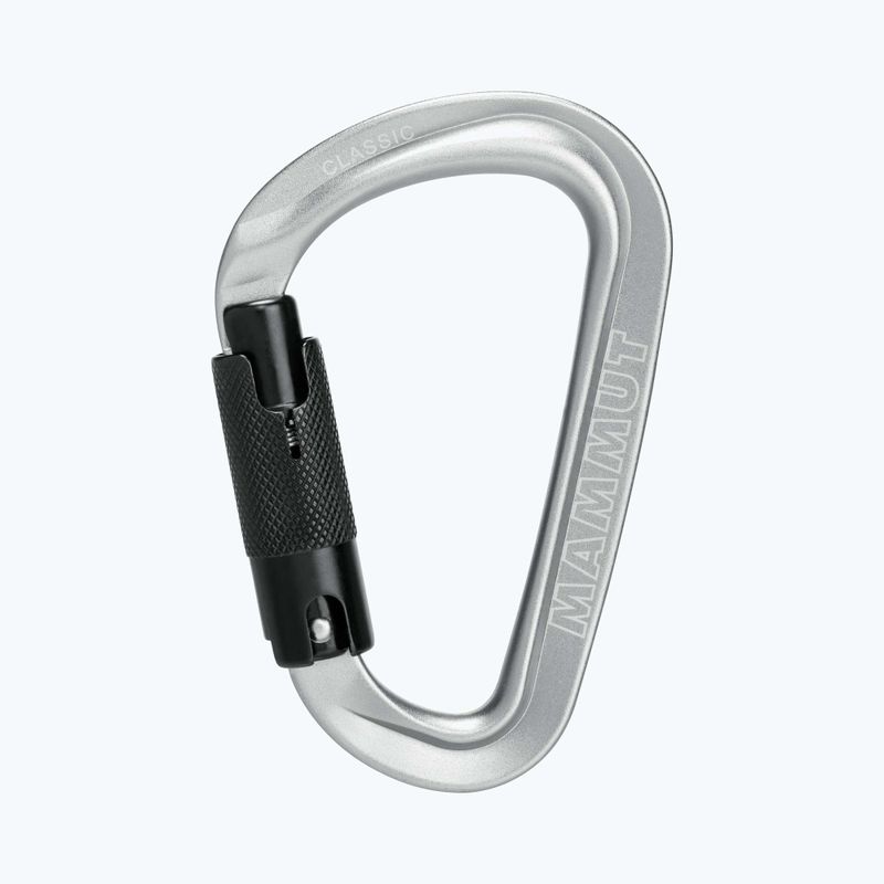 Karabinek wspinaczkowy Mammut Classic HMS Twistlock Plus light grey 4