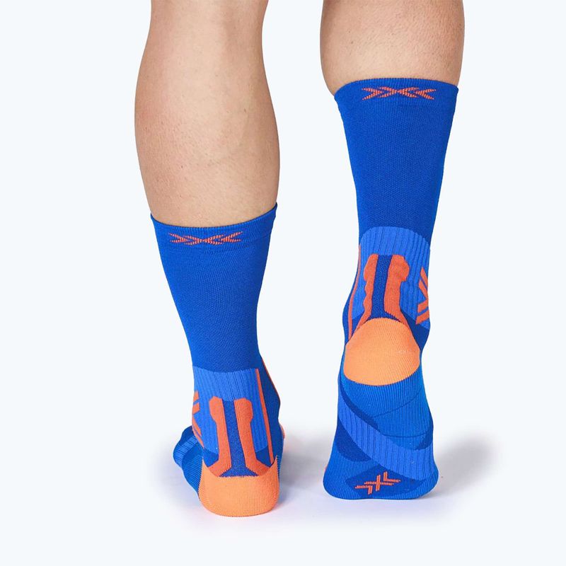 Skarpety X-Socks Run Perform Warm Crew twyce blue/orange 5