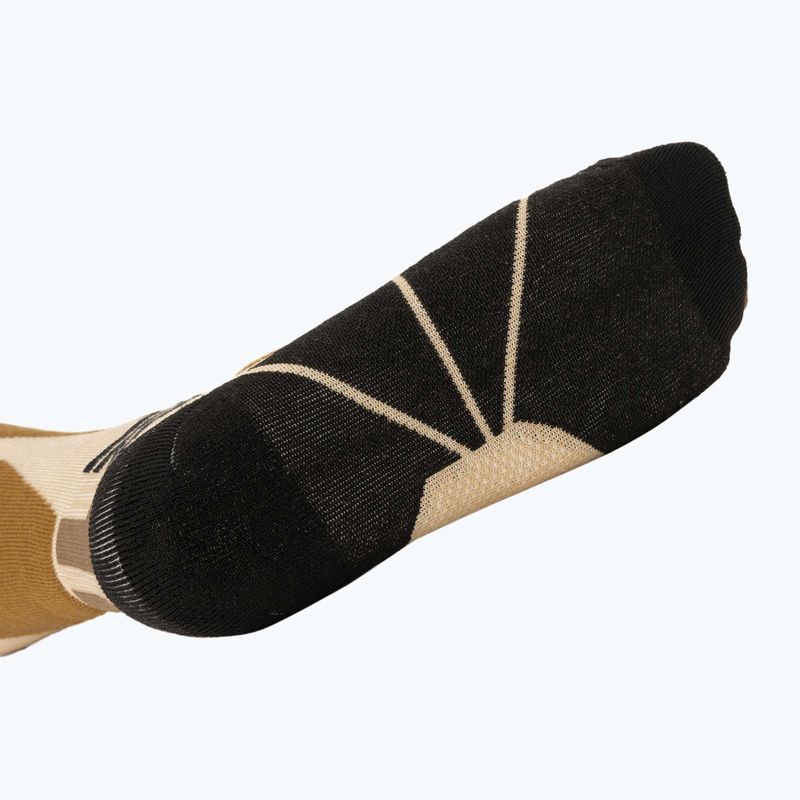 Skarpety snowboardowe X-Socks Snowboard Discover Otc sand/dark sand 4