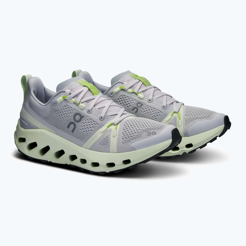 Buty do biegania damskie On Cloudsurfer Trail frost/lima 8