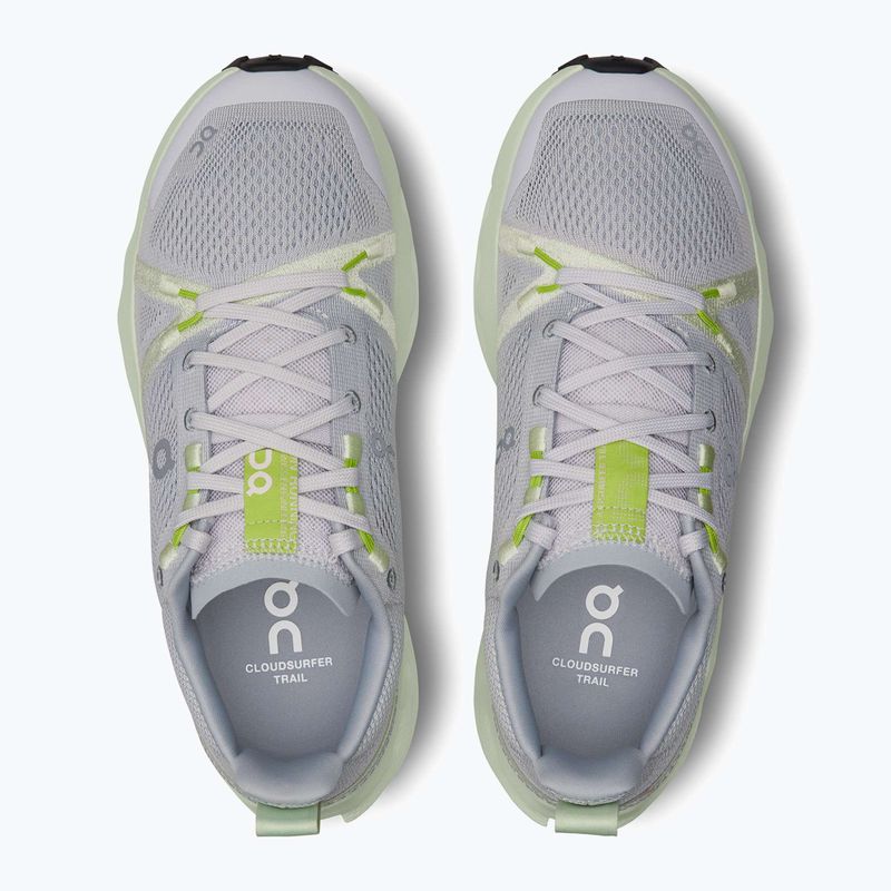 Buty do biegania damskie On Cloudsurfer Trail frost/lima 13