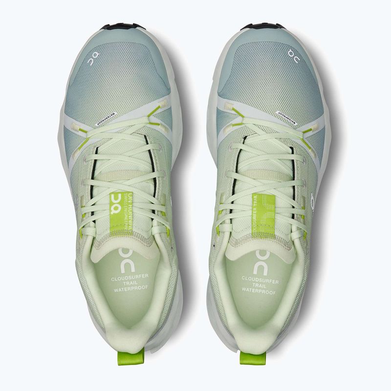 Buty do biegania damskie On Cloudsurfer Trail Waterproof lima/mineral 13