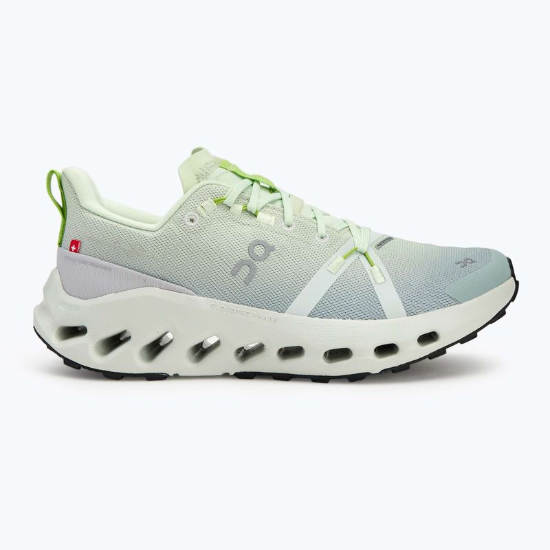 Buty do biegania damskie On Cloudsurfer Trail Waterproof lima/mineral 2