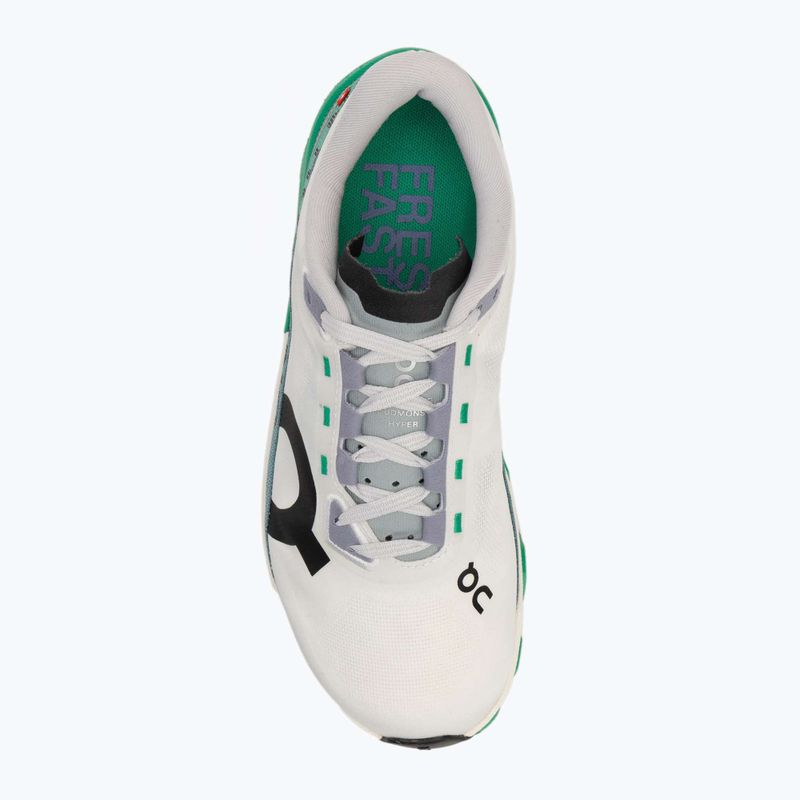 Buty do biegania damskie On Cloudmonster Hyper white/mint 5