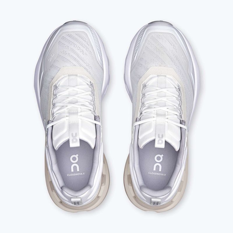 Buty treningowe damskie On Cloudnova X white/glacier 13