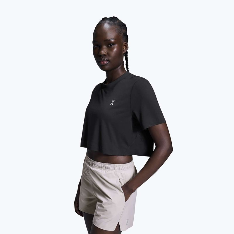 Koszulka treningowa damska On Train-T Crop black 4