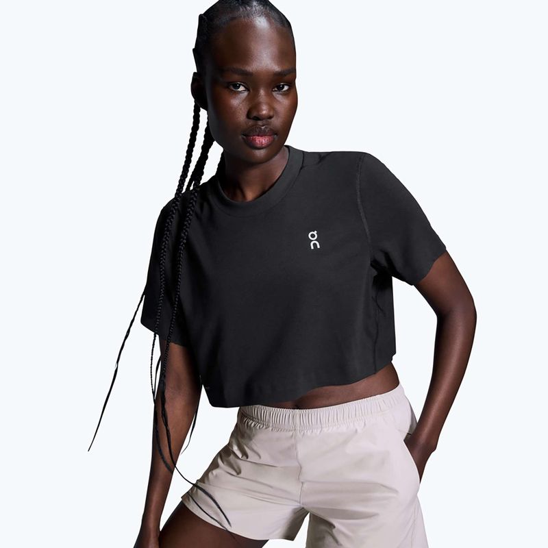 Koszulka treningowa damska On Train-T Crop black 6