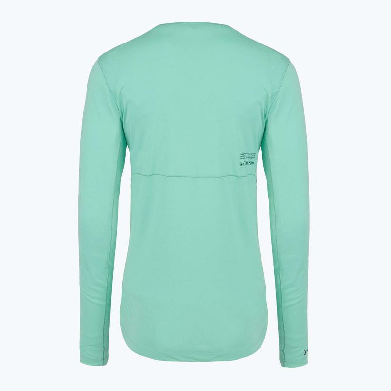 Longsleeve do biegania damski SCOTT Endurance Tech miami green 2